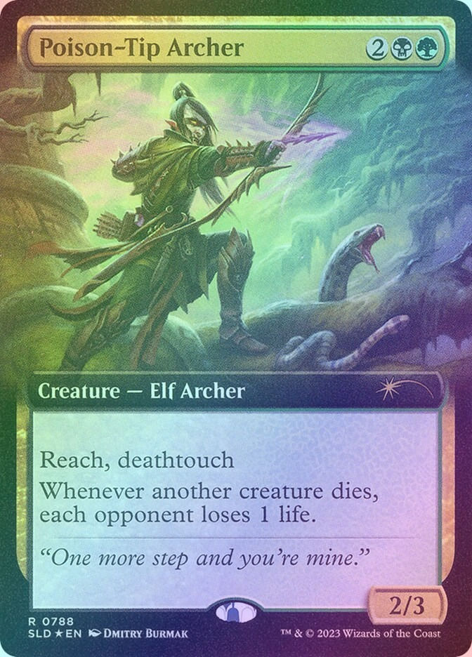 Poison-Tip Archer (SLD) (788) / Extended Art / Foil