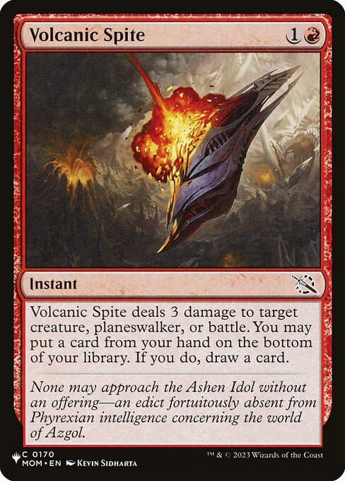 Volcanic Spite (PLST) (MOM-170)