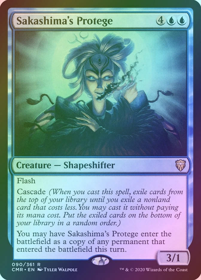 Sakashima's Protege (CMR) (90) / Foil