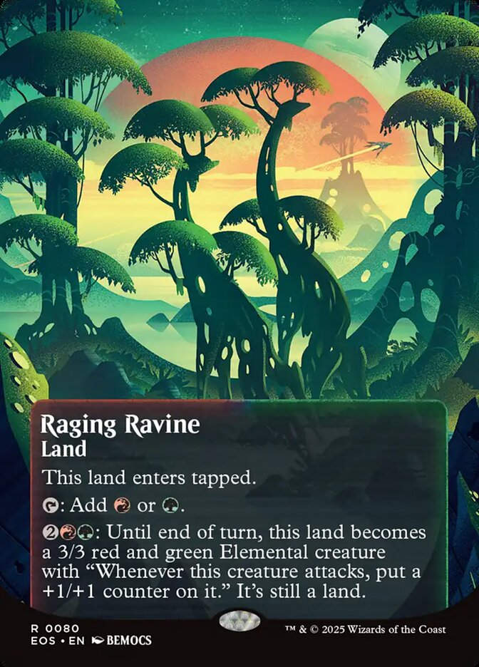 Raging Ravine (EOS) (80) / Borderless