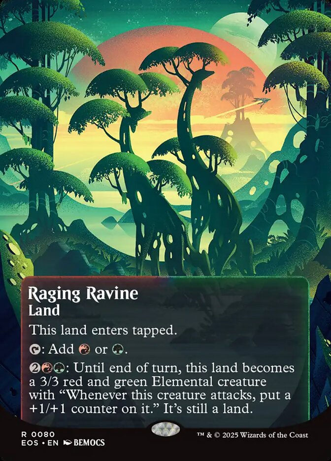 Raging Ravine (EOS) (80) / Borderless
