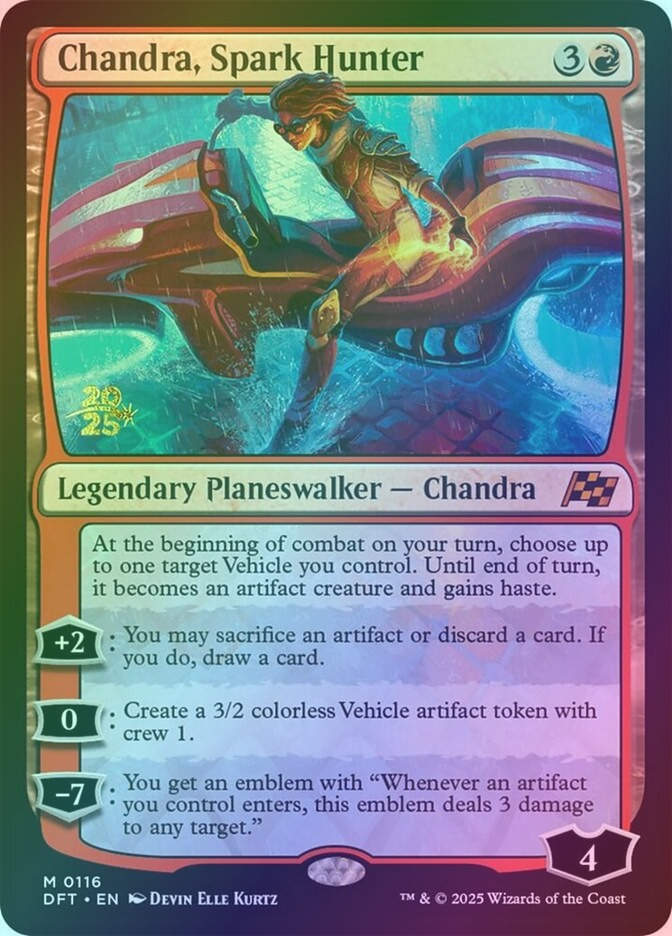 Chandra, Spark Hunter (PDFT) (116s) / Foil