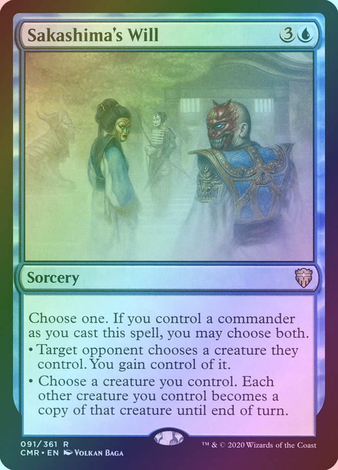 Sakashima's Will (CMR) (91) / Foil
