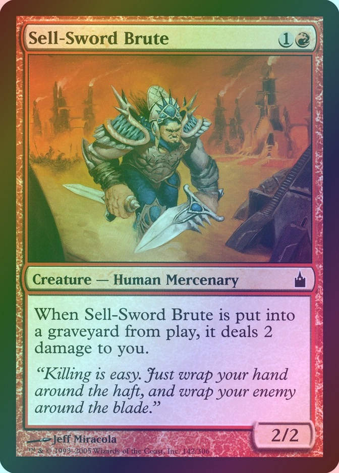 Sell-Sword Brute (RAV) (142) / Foil