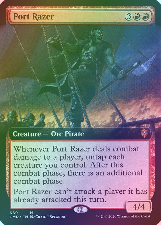 Port Razer (CMR) (669) / Extended Art / Foil