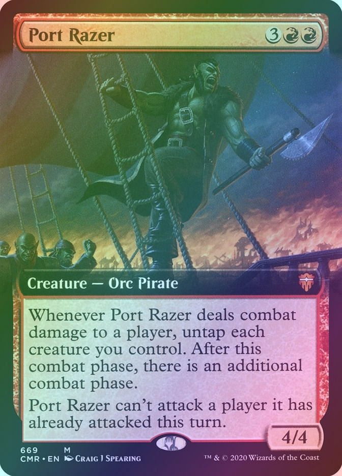 Port Razer (CMR) (669) / Extended Art / Foil