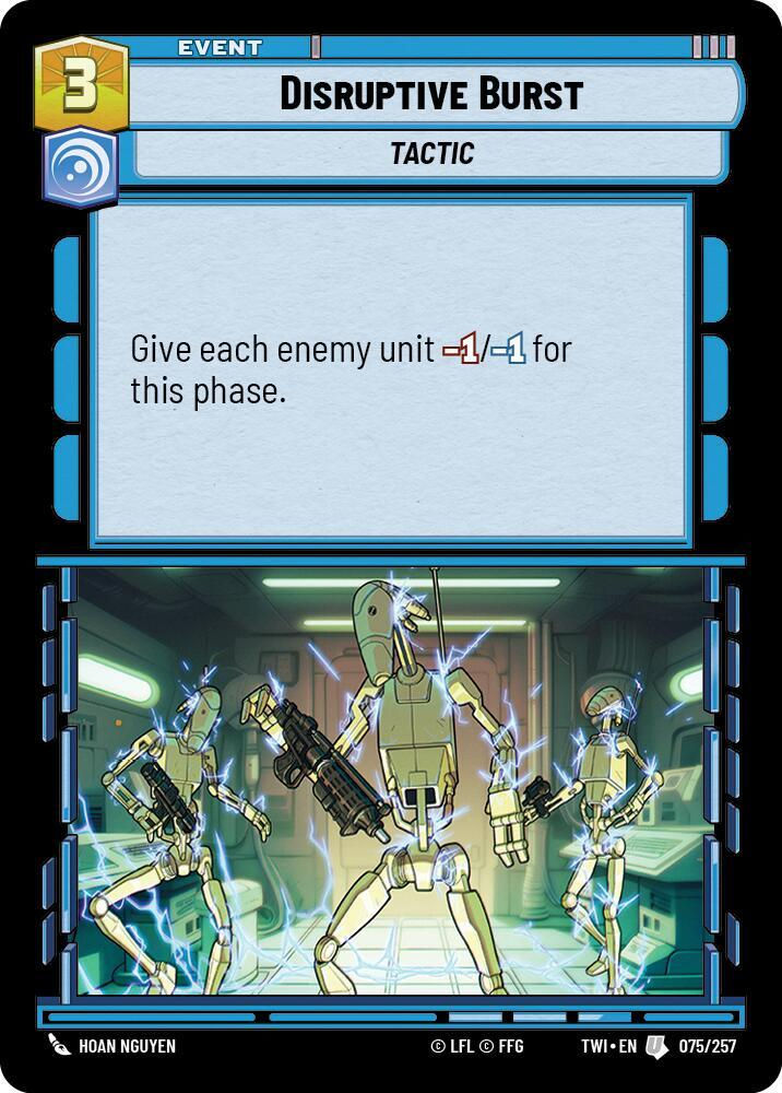 Disruptive Burst (TWI) (075/257) / Foil