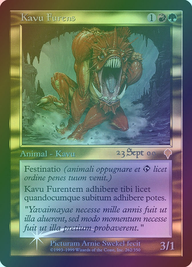 Raging Kavu (PINV) (262) / Foil