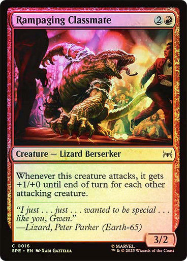 Rampaging Classmate (SPE) (16) / Foil