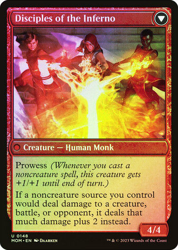 Invasion of Regatha // Disciples of the Inferno (mom) / Foil — cara 2 de 2