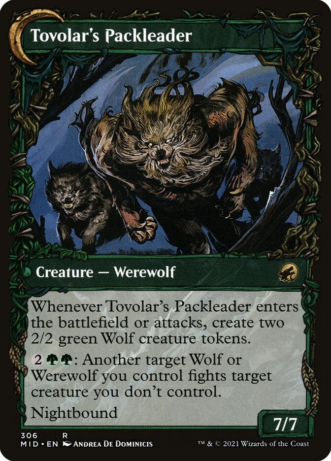 Tovolar's Huntmaster // Tovolar's Packleader (MID) (306) / Showcase — cara 2 de 2