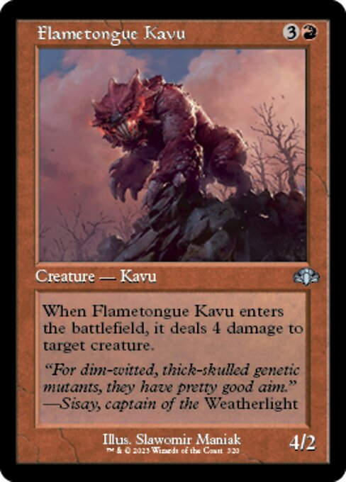 Flametongue Kavu (DMR) / Showcase