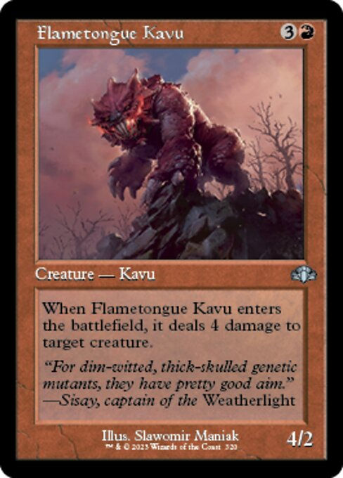 Flametongue Kavu (DMR) / Showcase