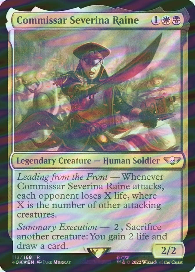 Commissar Severina Raine (40K) (112★) / Surge Foil