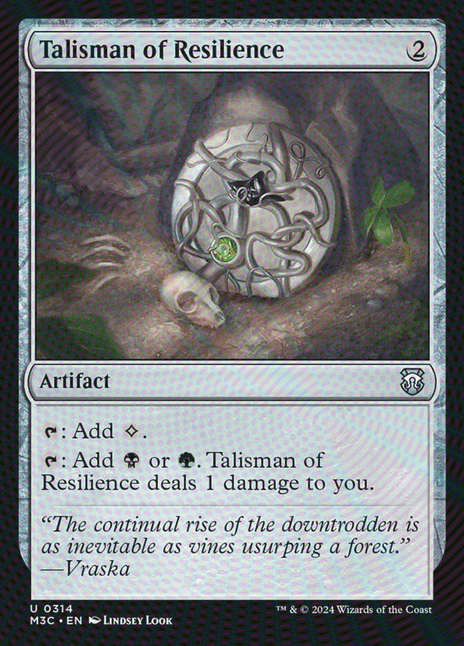 Talisman of Resilience (M3C) (314) / Ripple Foil