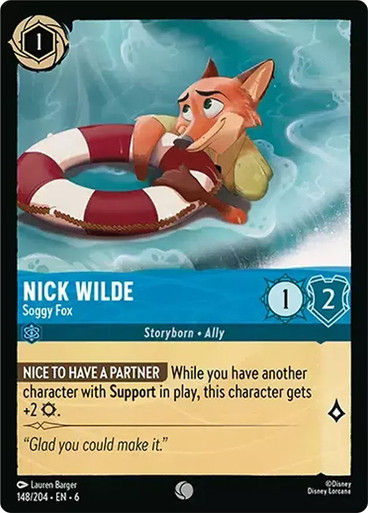 Nick Wilde - Soggy Fox (LOR_AZU)