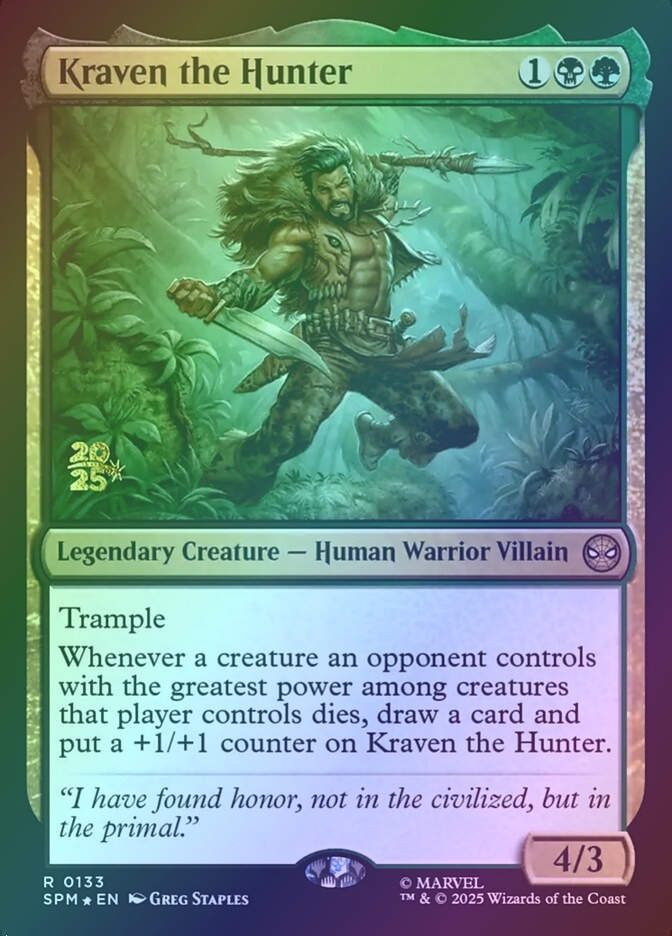 Kraven the Hunter (PSPM) (133s) / Foil