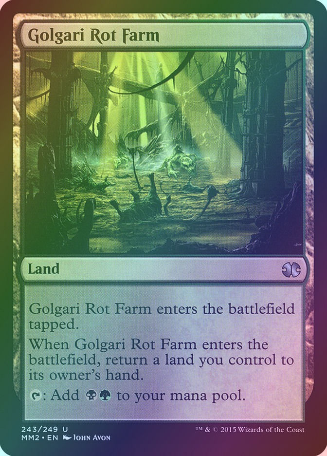 Golgari Rot Farm (MM2) (243) / Foil