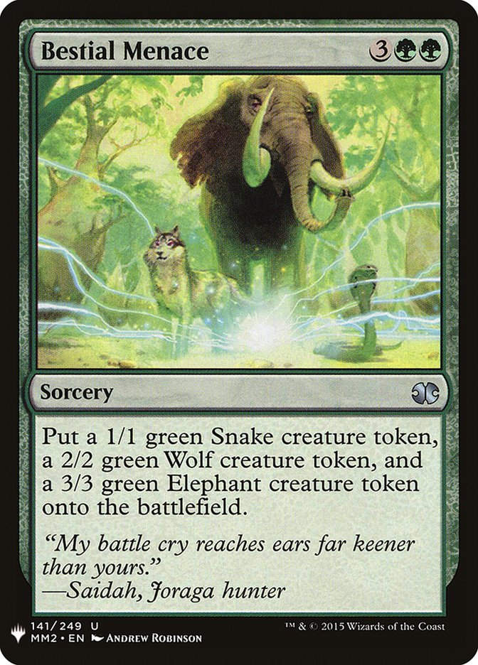 Bestial Menace (MYS)