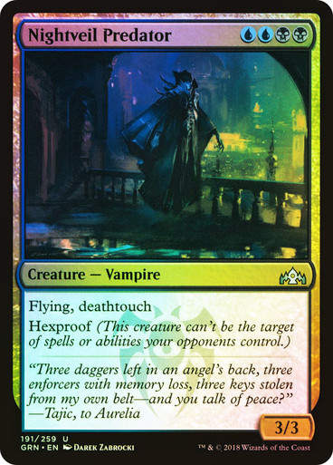 Nightveil Predator (GRN) (191) / Foil