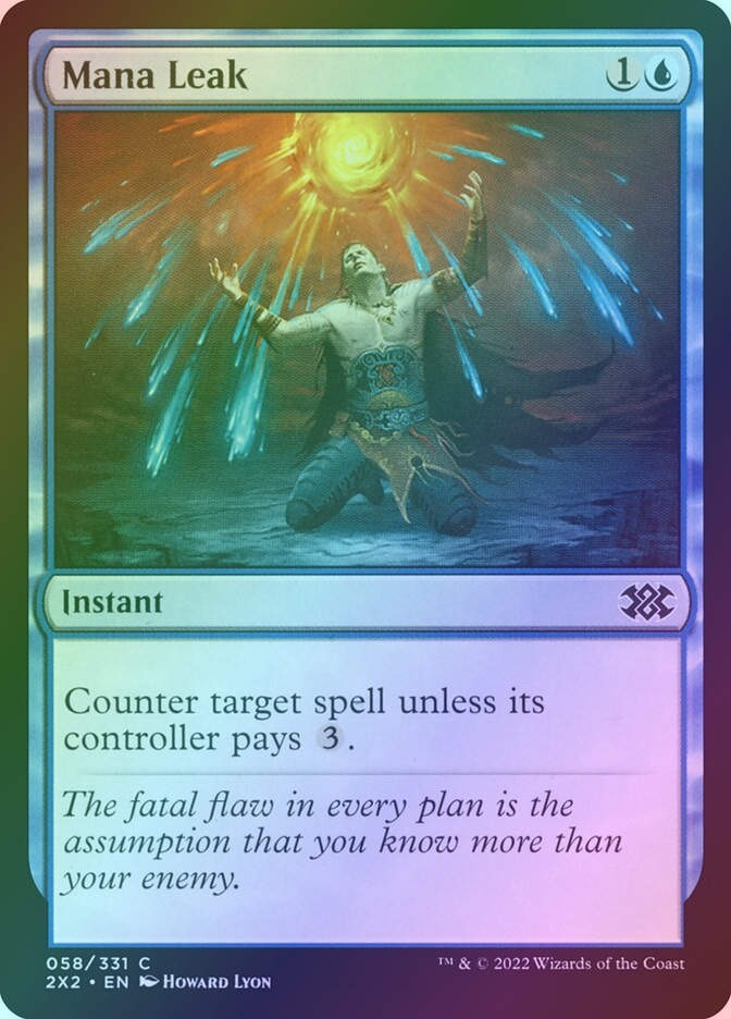 Mana Leak (2X2) (58) / Foil