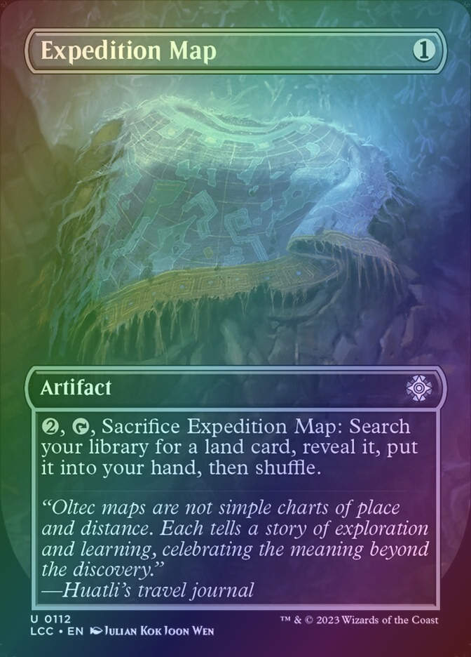 Expedition Map (LCC) (112) / Borderless / Foil