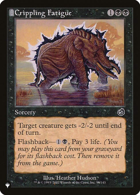 Crippling Fatigue (PLST) (TOR-58)