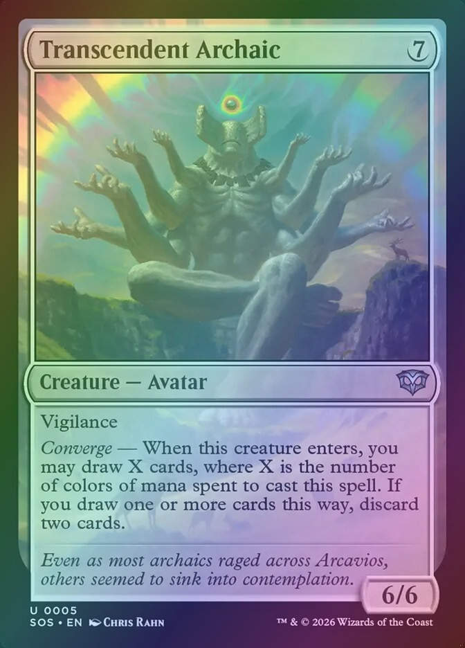 Transcendent Archaic (SOS) (5) / Foil