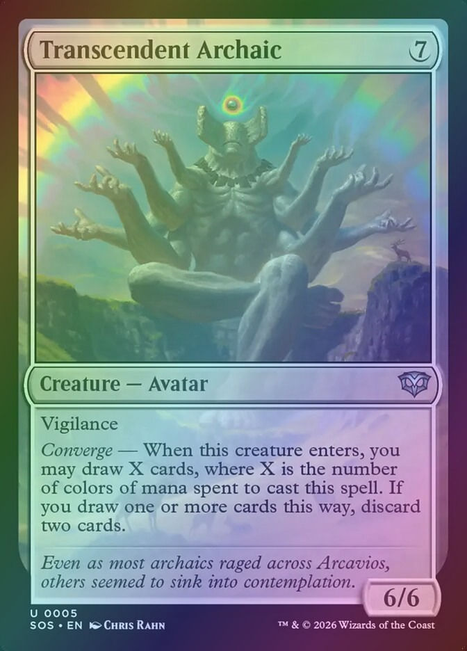 Transcendent Archaic (SOS) (5) / Foil
