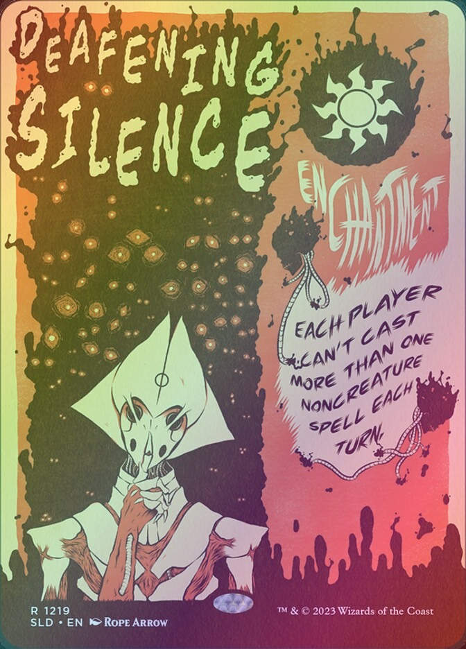 Deafening Silence (SLD) (1219) / Borderless / Foil