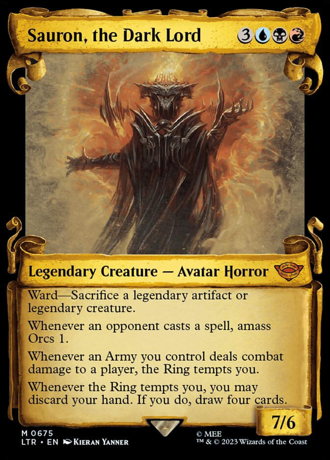 Sauron, the Dark Lord (LTR) (675) / Showcase