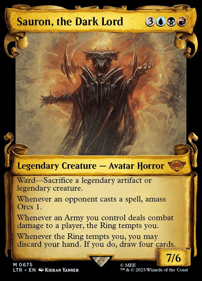Sauron, the Dark Lord (LTR) (675) / Showcase