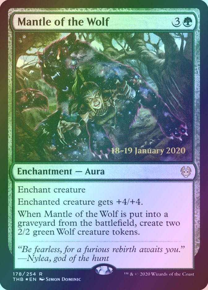 Mantle of the Wolf (PTHB) (178s) / Foil