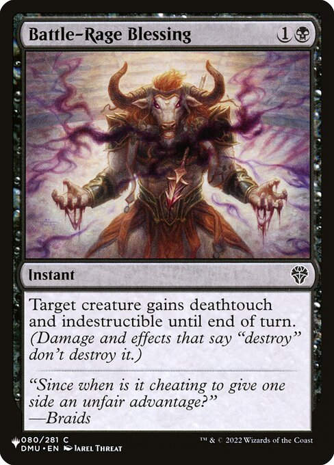 Battle-Rage Blessing (PLST) (DMU-80)