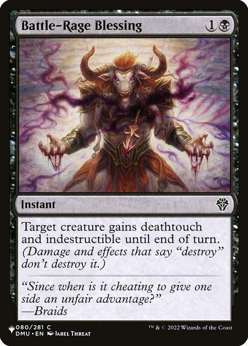 Battle-Rage Blessing (PLST) (DMU-80)