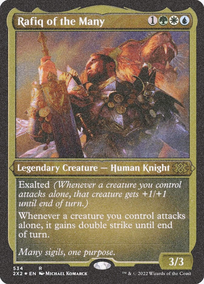 Rafiq of the Many (2X2) (534) / Foil Etched