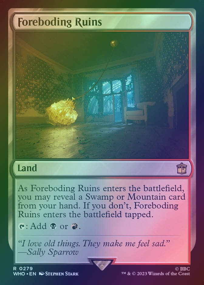 Foreboding Ruins (WHO) (279) / Foil