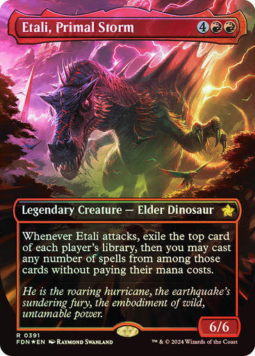 Etali, Primal Storm (FDN) (391) / Mana Foil / Borderless
