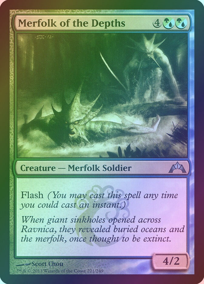 Merfolk of the Depths (GTC) (221) / Foil