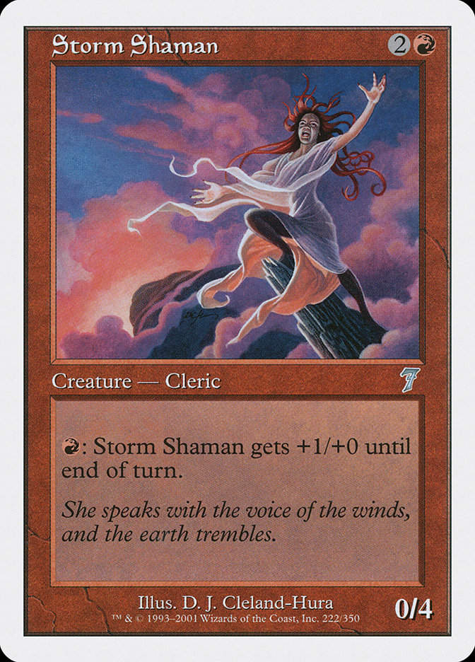 Storm Shaman (7ED) (222)
