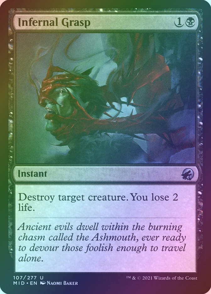 Infernal Grasp (MID) (107) / Foil