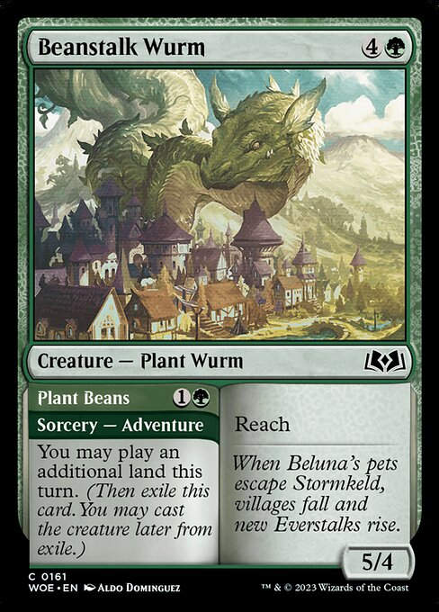 Beanstalk Wurm // Plant Beans (woe)