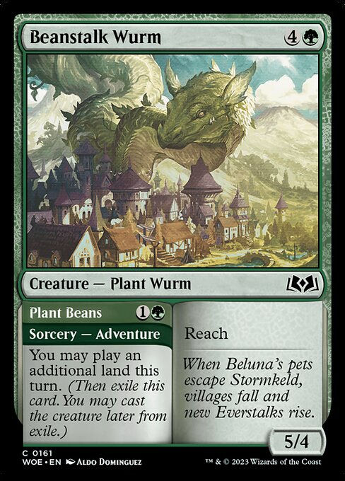 Beanstalk Wurm // Plant Beans (woe)