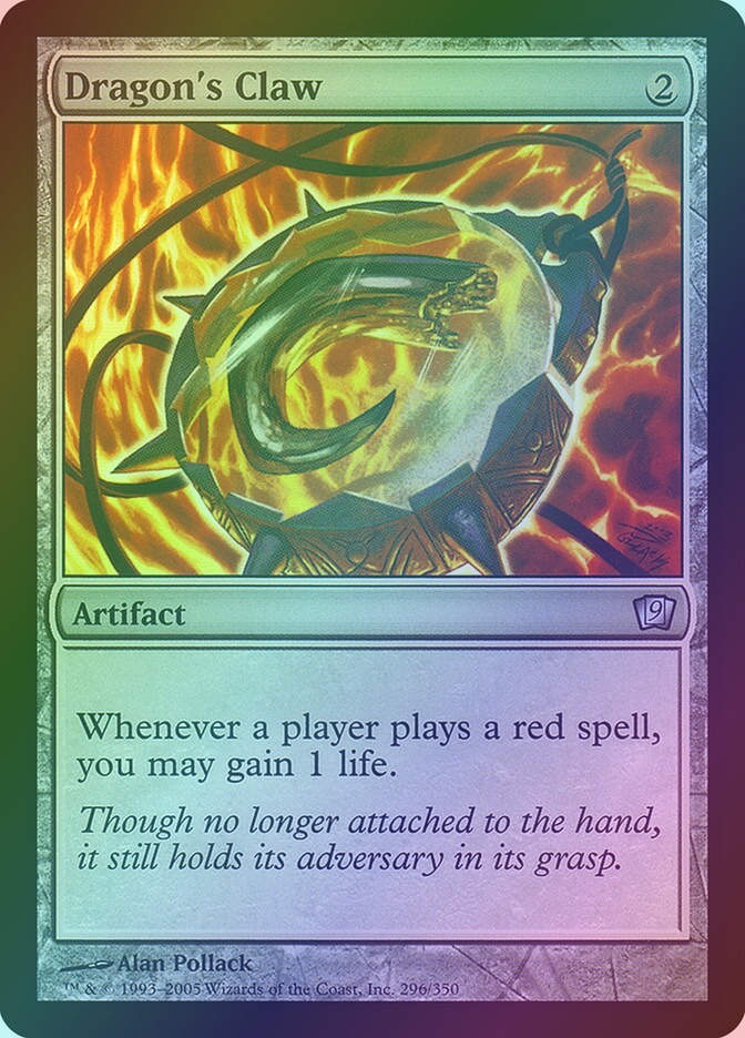 Dragon's Claw (9ED) (296★) / Foil