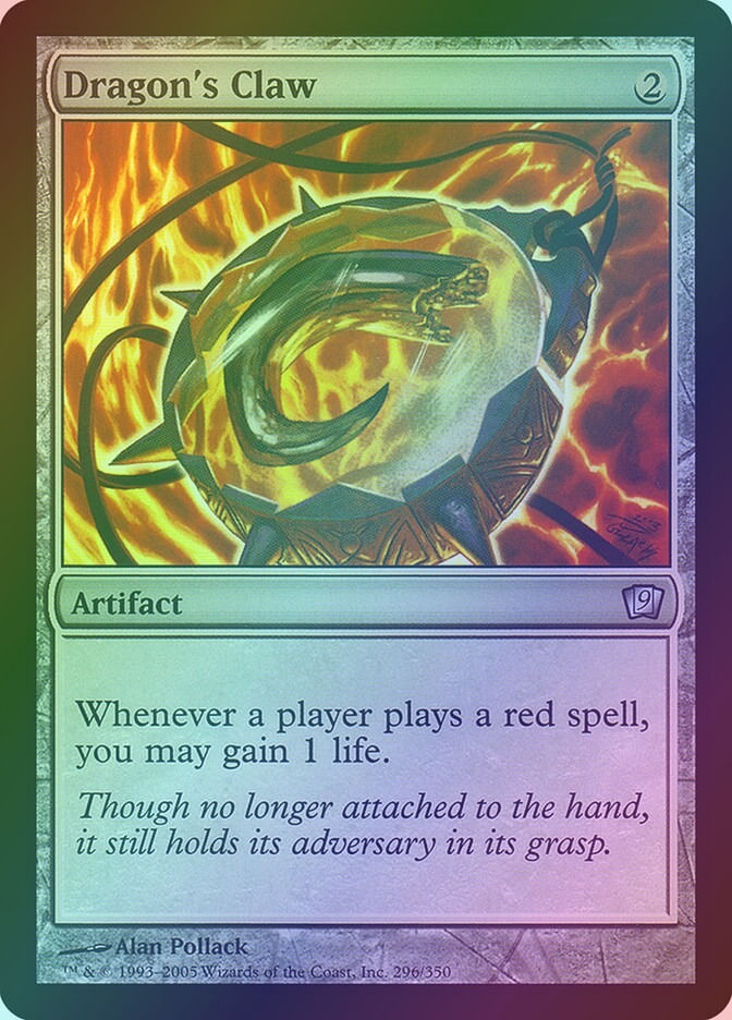 Dragon's Claw (9ED) (296★) / Foil