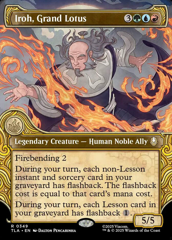 Iroh, Grand Lotus (TLA) (349) / Borderless / Showcase