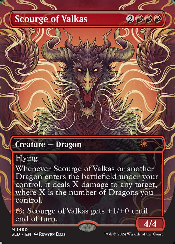 Scourge of Valkas (SLD) (1490) / Borderless