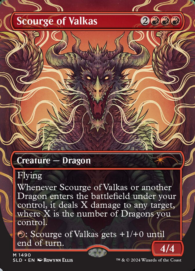 Scourge of Valkas (SLD) (1490) / Borderless