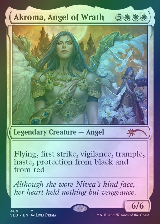 Akroma, Angel of Wrath (SLD) (489) / Foil