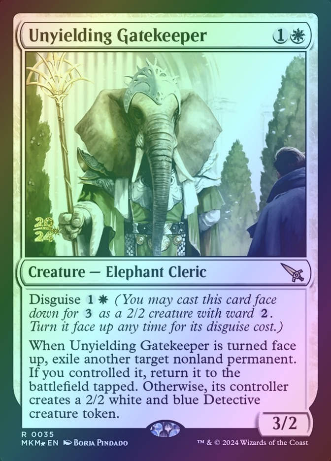 Unyielding Gatekeeper (PMKM) (35s) / Foil